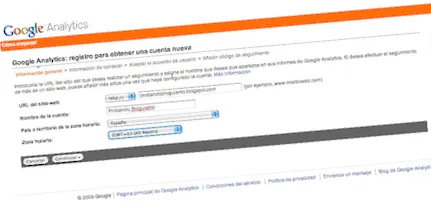 Google Analytics screenshot